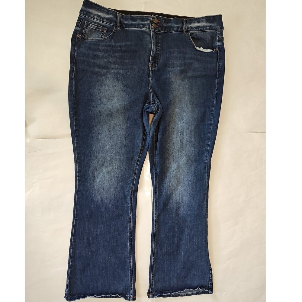 Women Lane Bryant Boot Cut 24 Regular Plus Tummy Technology Boot Cut